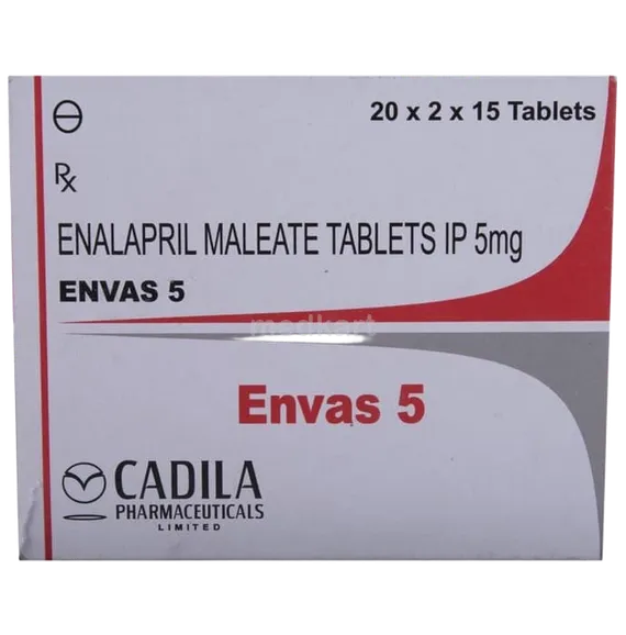envas 5mg tablet 15's